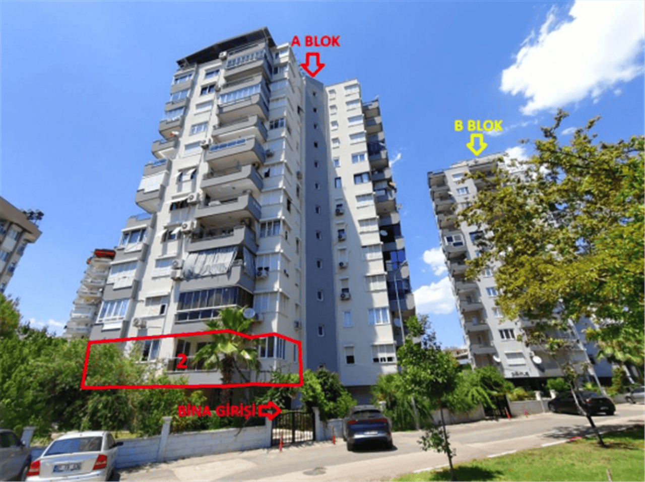 ANTALYA MURATPAŞA YEŞİLBAHÇE SATILIK DAİRE