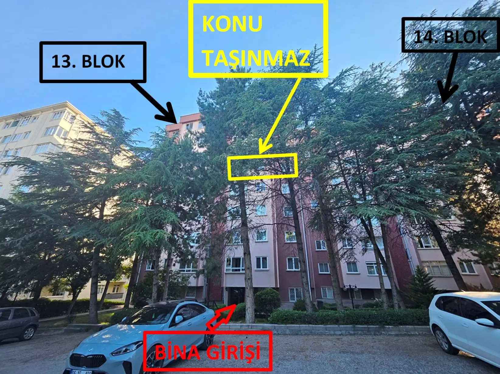 3451 ÇANKAYA ORAN MAH. ATATÜRK SİTESİ SATILIK 3+1 DAİRE